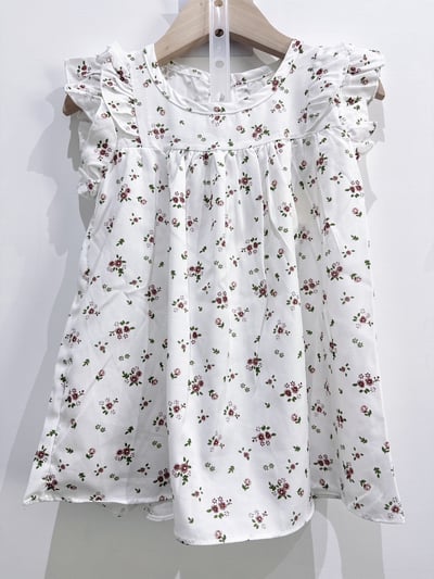 【Floral Lotus Leaf花語荷葉袖｜上衣洋】1