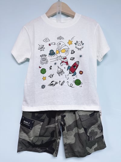 【Space Hero可愛手繪款太空小英雄｜短T】3