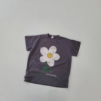 【大花朵圖案連身裙】1