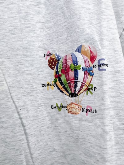 【Hot Air Balloon繽紛米奇熱氣球｜短T】4