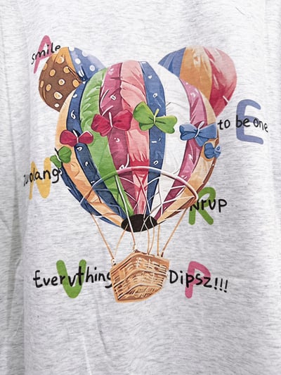 【Hot Air Balloon繽紛米奇熱氣球｜短T】5