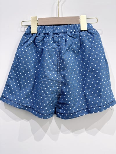 【Sweet polka dots甜美小波點牛仔｜短褲裙】2