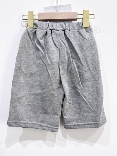 【GOOG Smile 灰色笑臉棉質休閒｜短褲】7