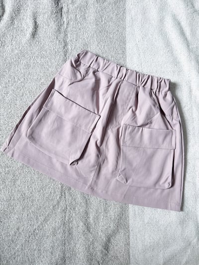 【Work Pocket Skirt工裝口袋(內有底褲)｜短裙】1