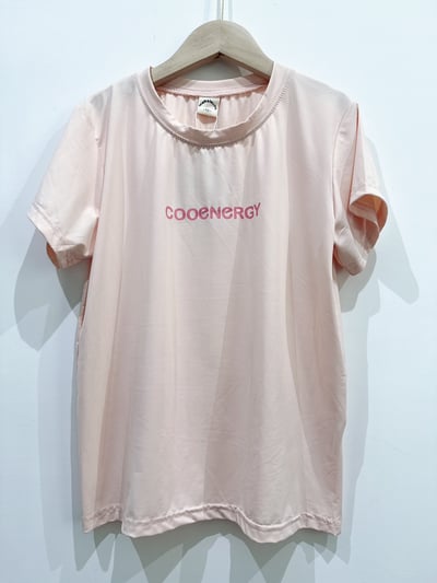 【CooEnergy 粉橘機能速乾彈性｜短T】1