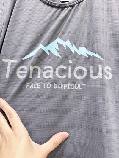 【Tenacious function灰色登山機能涼感｜短T】4