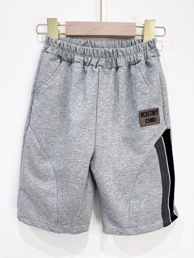 【ROSTIRY CHND｜休閒拼布彈力棉｜短褲】1