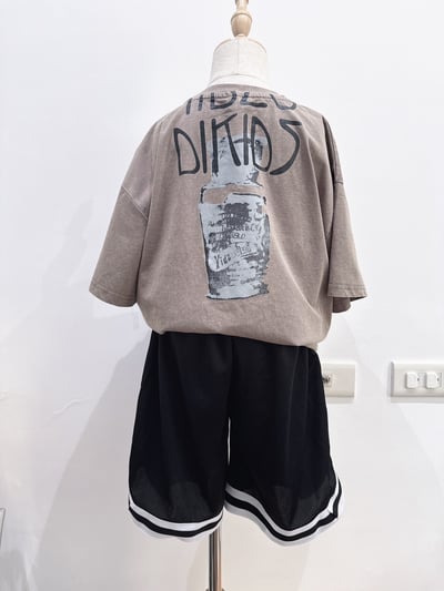 【CRTHLY STUDIO拼字印花運動｜短褲】5