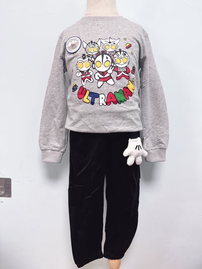 【Mickey Hand 薄◆精棉◆黑色.可愛小手吊飾.休閒束口｜長褲】3