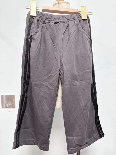 【Mini Line Stripe Pants◆ 韓系◆側邊寬褲】1