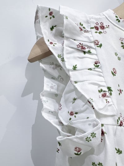 【Floral Lotus Leaf花語荷葉袖｜上衣洋】4