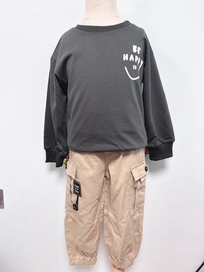 【Pocket overalls 薄◆梭織◆卡其色.百搭口袋工裝風.休閒束口｜長褲】2