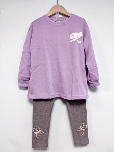 【Bunny Ribbon Leggings ◆韓版◆兔兔內搭褲】3