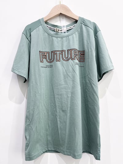 【FUTURE/冰感科技/雙面字母印花｜短T】1