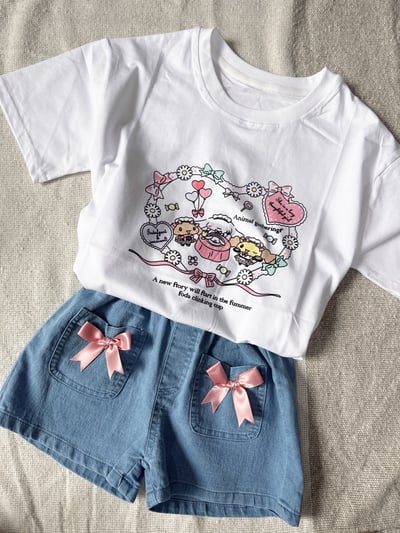 【Sanrio Party 甜美日系卡通｜短T】7