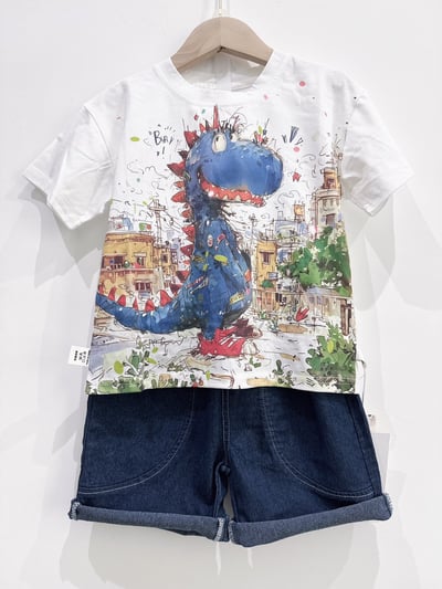 【Urban Tyrannosaurus城市塗鴉暴龍｜短T】4