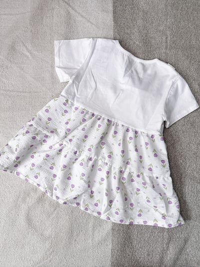 【Tulip Garden紫色鬱金香小清新｜連身裙】4