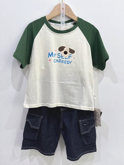 【POCKET DENIM｜雙口袋白車線黑牛仔｜短褲】5