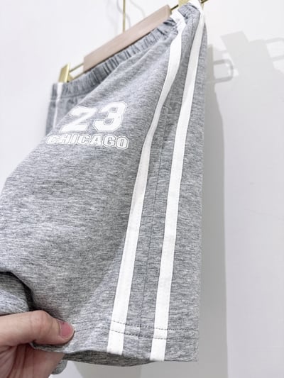 【CHICAGO 23 運動風純棉｜短袖套裝】5