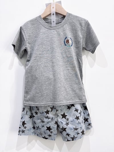 【68round logo立體圓標休閒素面｜短T】6