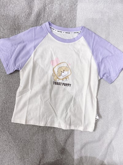【TOAST PUPPY 小吐司狗狗｜短T】3