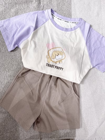 【TOAST PUPPY 小吐司狗狗｜短T】6