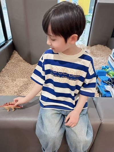 【GOOD DAY 條紋寬版上衣】3