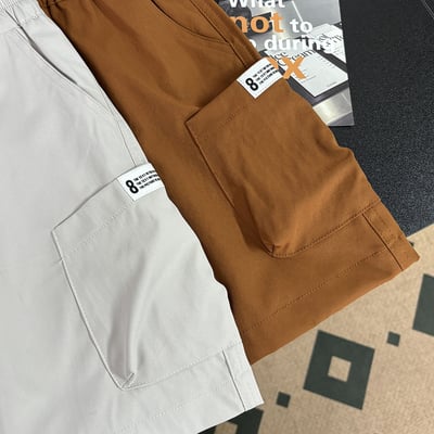 【多口袋純棉短褲】5