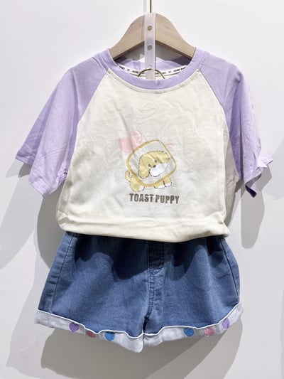 【TOAST PUPPY 小吐司狗狗｜短T】5