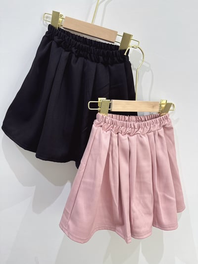 【Flare Skirt Pants｜韓風甜美氣質｜短裙(內有底褲)】2