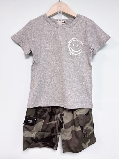 【Camouflage Green 迷彩探險工裝口袋｜短褲】5