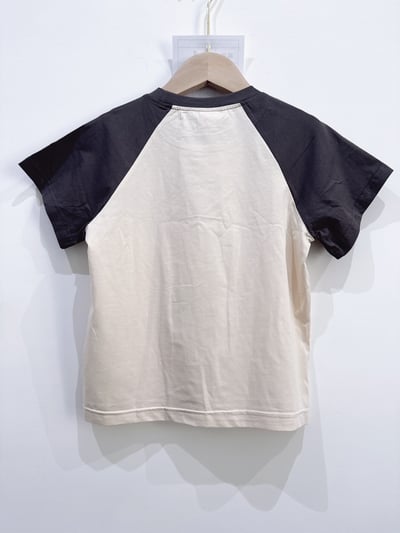 【Smile energy微笑正能量拼接袖｜短T】2