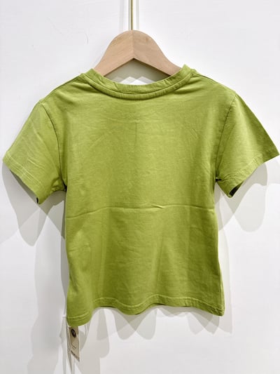 【BLESS BEAR｜潮流熊熊果綠色｜短T】2