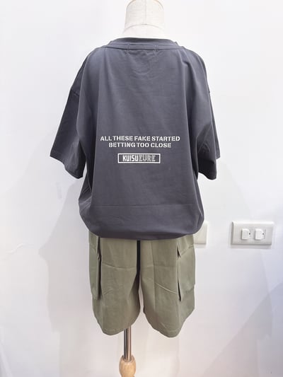 【VERORTUNGEN韓版字母幾何圖形｜短T】4