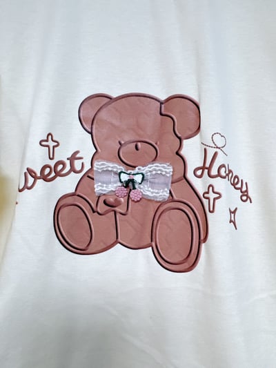 【Mini Sweet Bear Top ◆韓系◆熊熊上衣】2