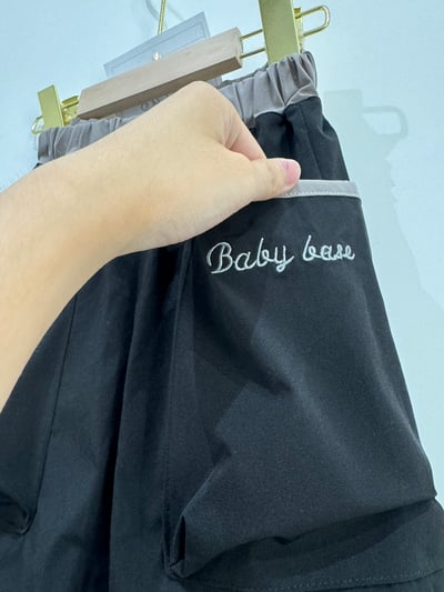 【Large pockets涼感拼色大口袋｜短褲】5