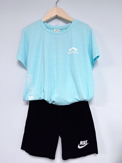 【POWER STRONG涼感速乾運動｜短T】3