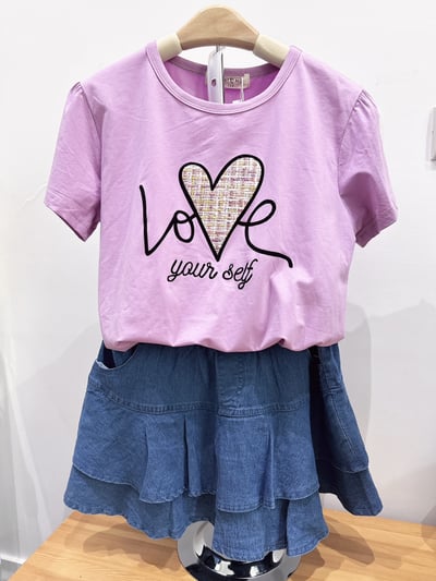 【Cake Tiers蛋糕層次牛仔(有底褲)｜短裙】5