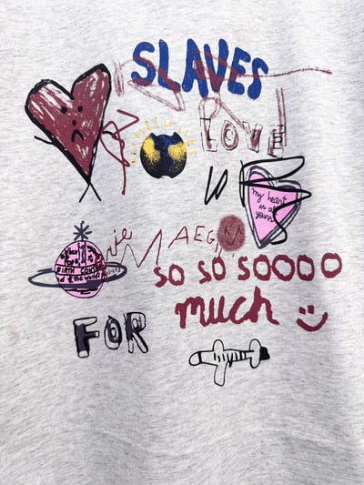 【Childlike Slaves童趣塗鴉可愛小圖案｜短T】4