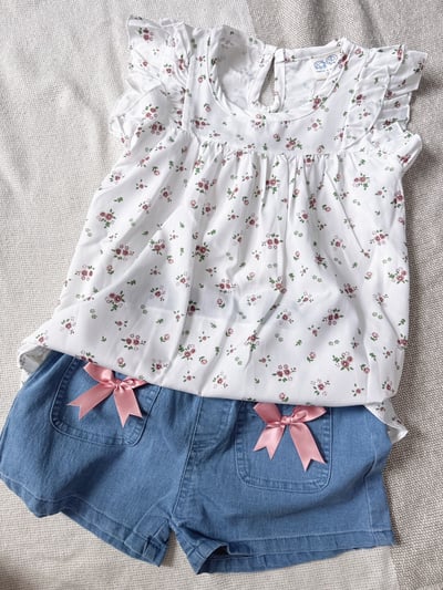 【Floral Lotus Leaf花語荷葉袖｜上衣洋】7