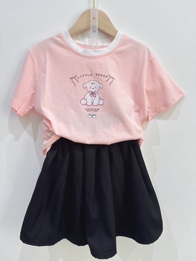 【Flare Skirt Pants｜韓風甜美氣質｜短裙(內有底褲)】6