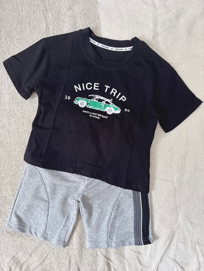 【ROSTIRY CHND｜休閒拼布彈力棉｜短褲】2