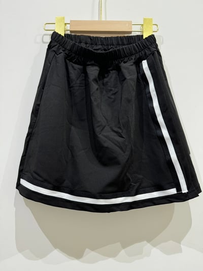 【GOLF BEAR Skirt 白線條運動褲裙｜褲裙】5