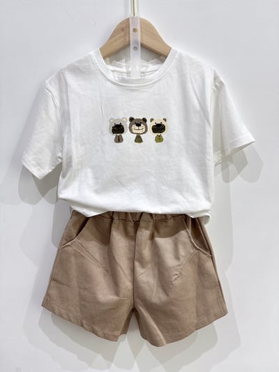 【EVERYDAY BASIC｜極簡風淺卡其｜短褲】4