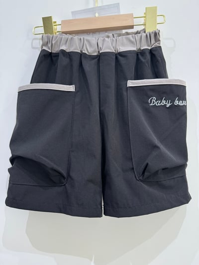 【Large pockets涼感拼色大口袋｜短褲】3