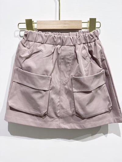 【Work Pocket Skirt工裝口袋(內有底褲)｜短裙】5