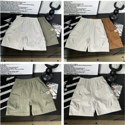 【多口袋純棉短褲】1