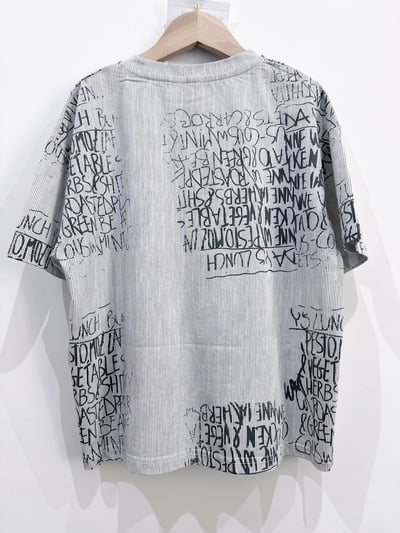 【Graffiti stripes滿版線條手寫塗鴉｜短T】2