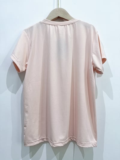 【CooEnergy 粉橘機能速乾彈性｜短T】2