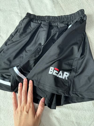 【GOLF BEAR Skirt 白線條運動褲裙｜褲裙】3